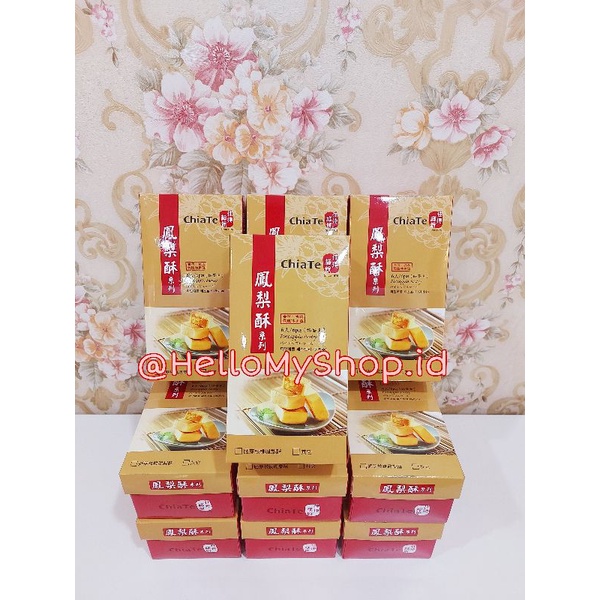 

CHIA TE Pineapple Cakes isi 6pcs