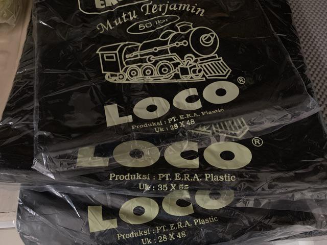 Kantong Kresek Loco Eko Hitam 28 Termurah
