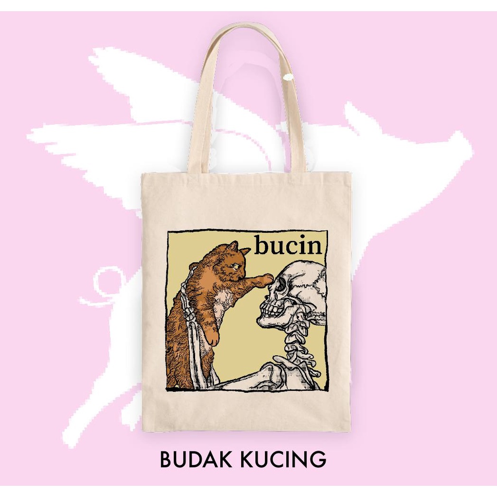 Tote bag Budak Kucing