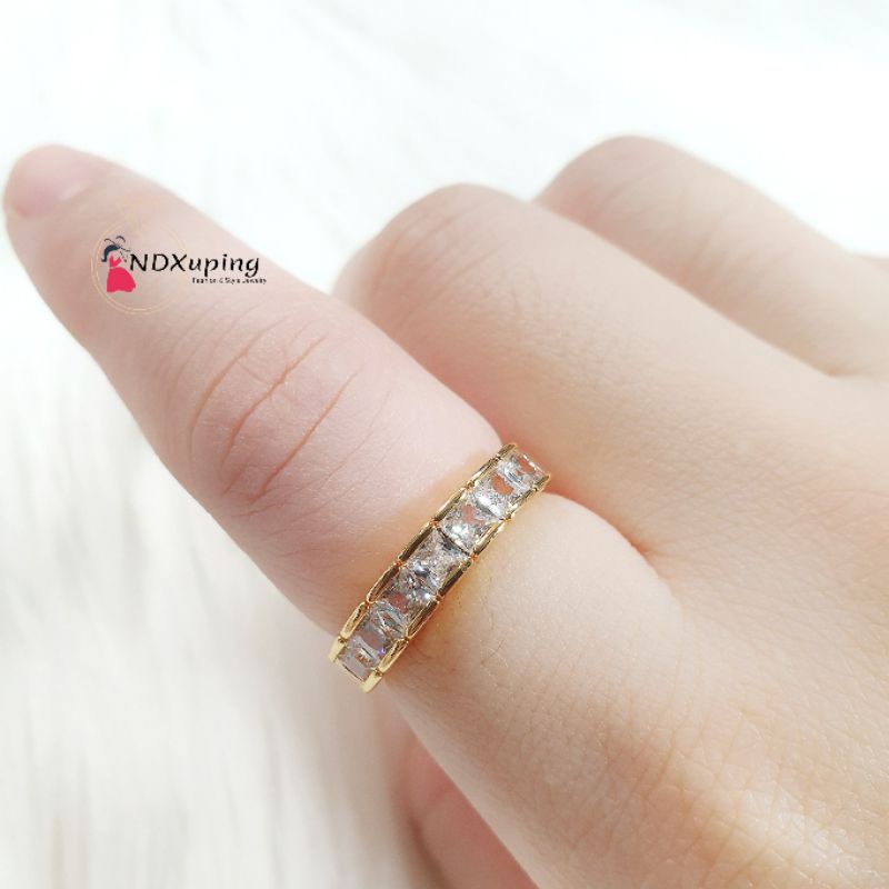 Cincin Aksen Baris Diamond Gold N08012201