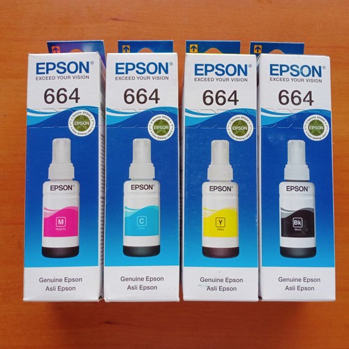 Tinta Epson 664 Original - Epson L series - Hitam