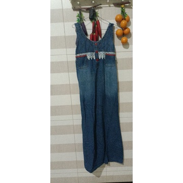 preloved overal jeans