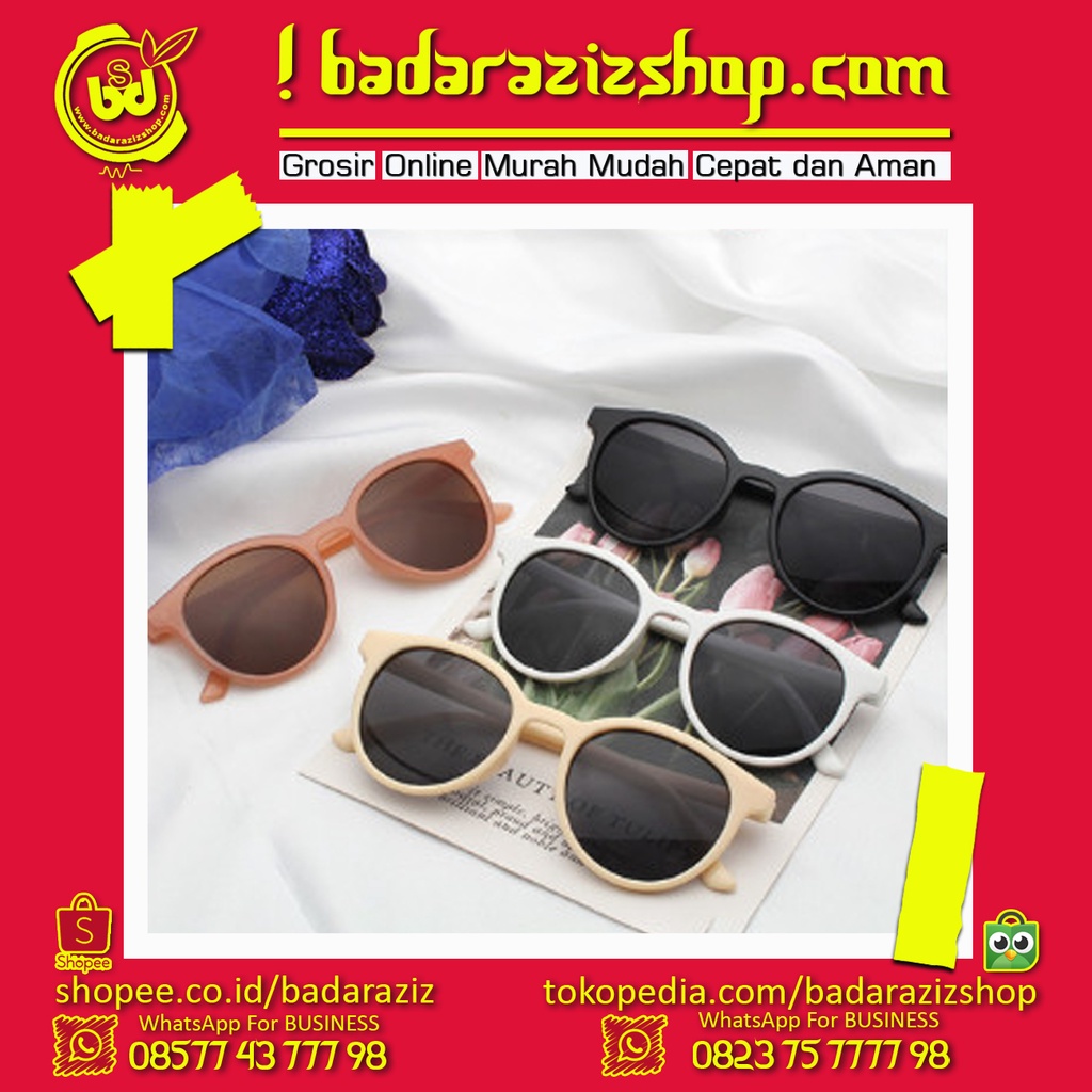 Kacamata Anti Radiasi Fog Blueray Fashion Pria Wanita Frame Oval Korea - Putih