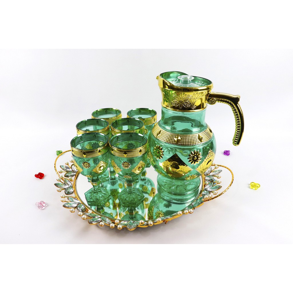 Teko Gelas 1 set 7 Pcs High Quality Glassware