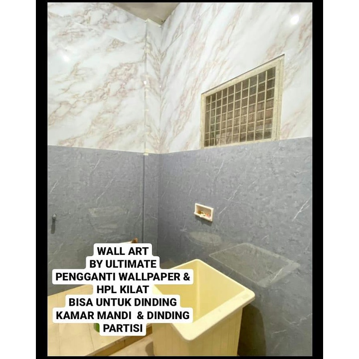 Papan Board PVC Panel Wall Art Marmer 1.22 M x 2.44M X 2.5MM- MEDAN