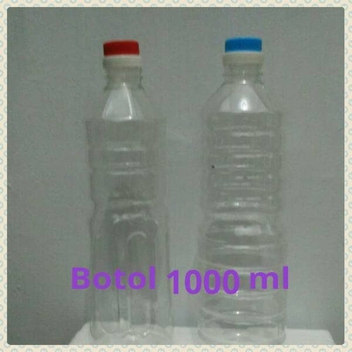 TBI BOTOL AQUA 1L / 1000ml untuk MINUMAN, SABUN, KEMASAN, CAIRAN