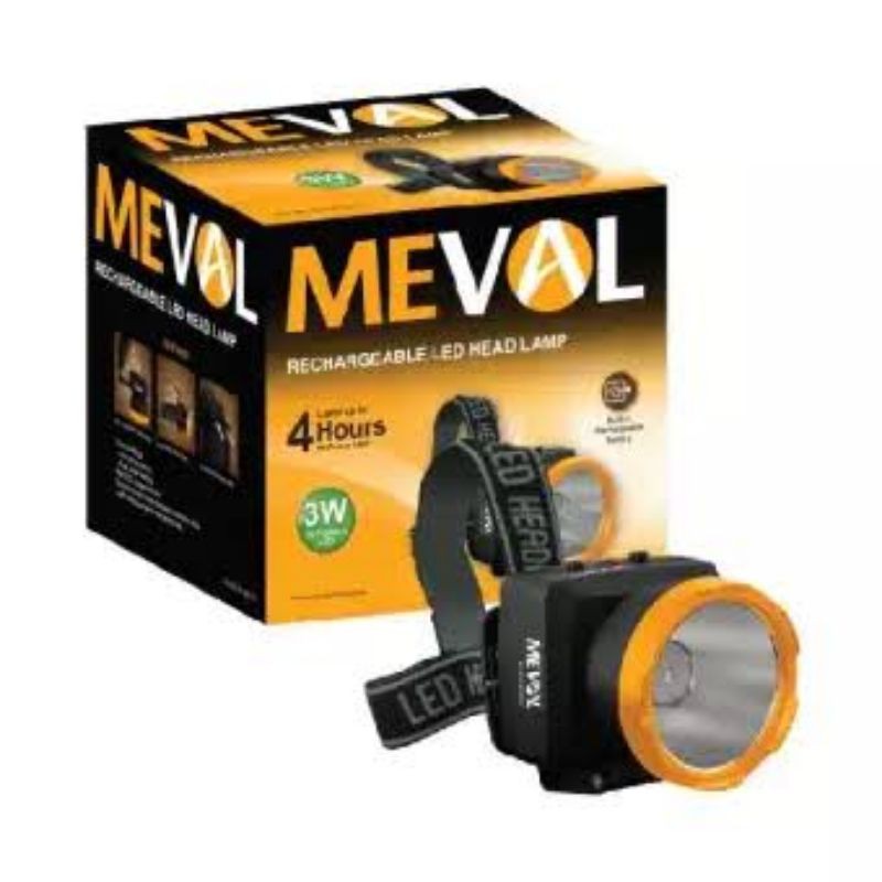 Senter kepala meval 3 watt