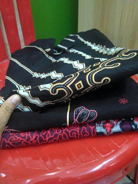 Baju Tunik Batik Fashion Atasan Tunik Cewek Kantor Outer Solo Td 214