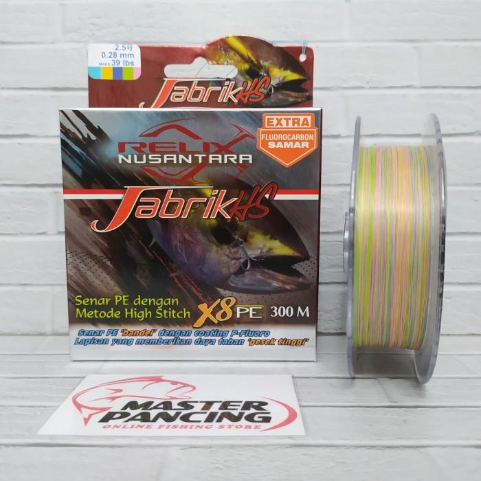 Strings Senar Pe Relix Nusantara Jabrik Hs X8 Pe 2.5 - 300M