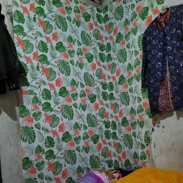 Wallpaper Dinding Anak Klasik Alam Minimalis Batu Bata Batik Wallpapaer 10meter X 45cm Wallpaper