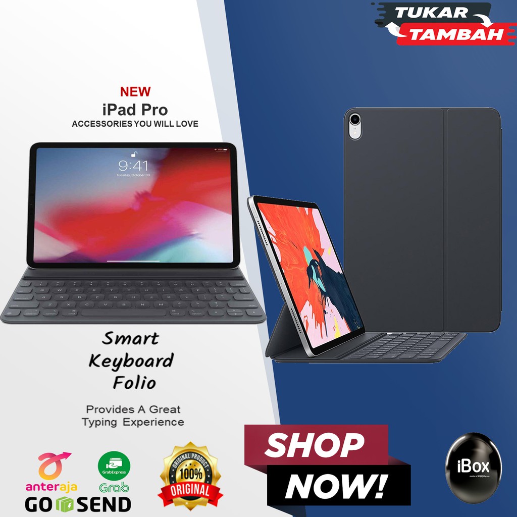 APPLE SMART KEYBOARD FOLIO 11 FOR IPAD PRO 2018 GARANSI