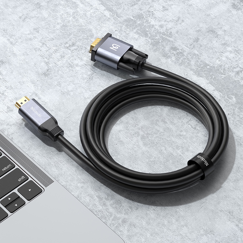 MCDODO CA-127 Kabel Konverter HDMI To VGA HD Audio Video Cable PS4 PC Laptop Plug And Play