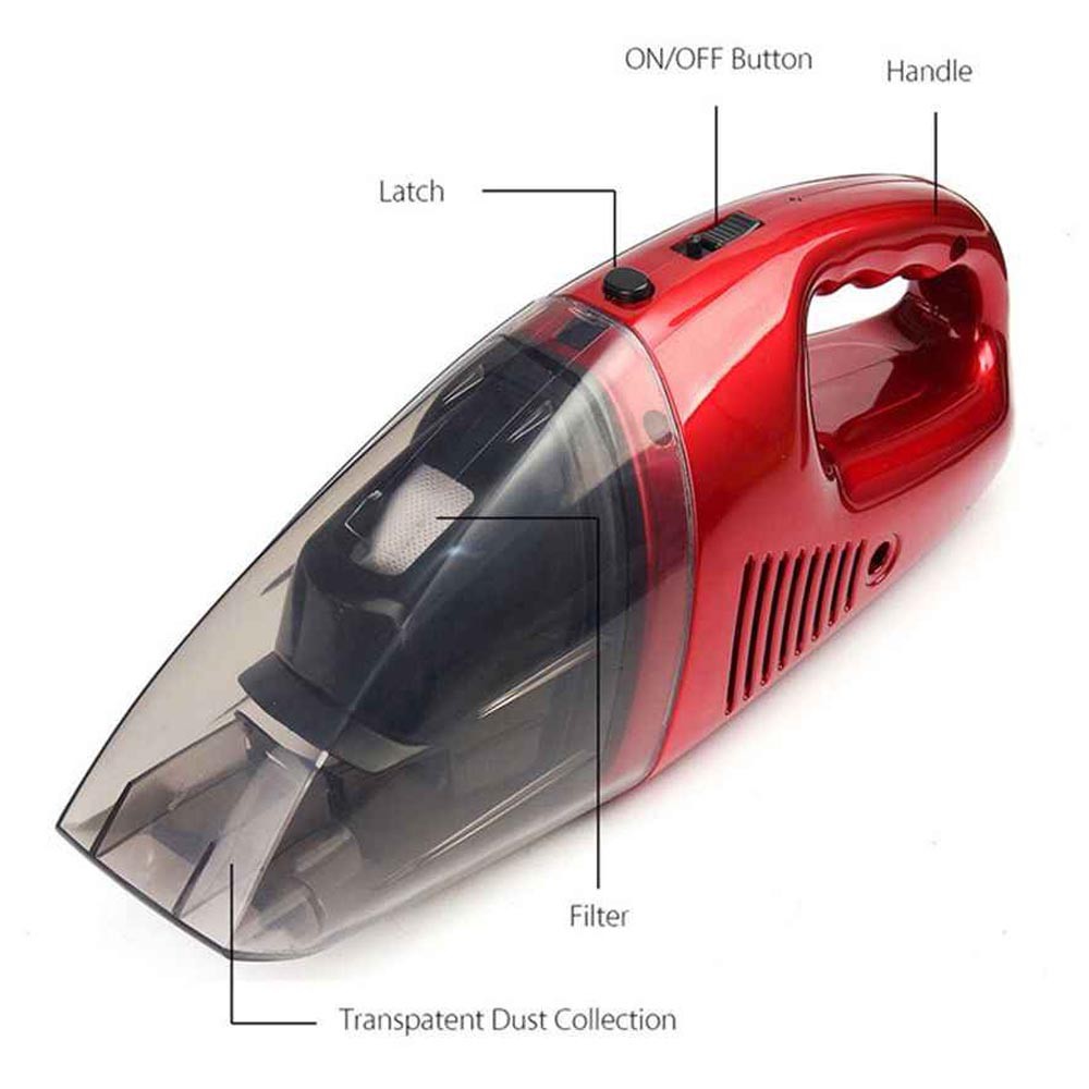 Rechargeable Portable Vacuum Cleaner - Tanpa Kabel