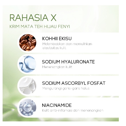 (SATUAN) FENYI NATURAL GREENTEA EYE CREAM 15gr /EYE CREAM GREEN TEA FENYI 15gr /KRIM MATA PANDA /KRIM KERUTAN MATA