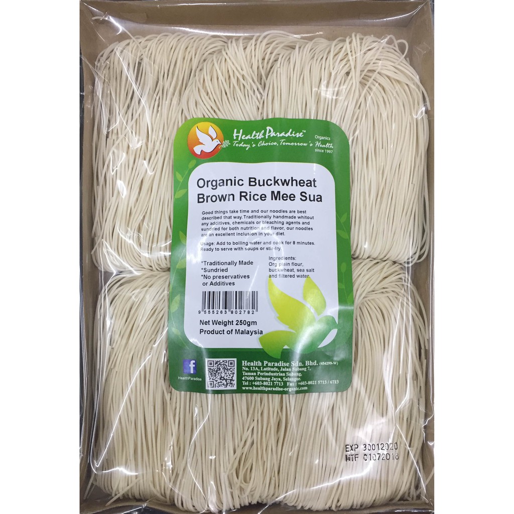 

Health Paradise Buckwheat Brown Rice Mee Sua 250gr