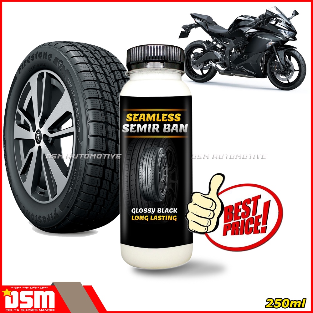 Semir Ban by Seamless Autocare - 250ml / Kilap Wetlook Daya Tahan Lama