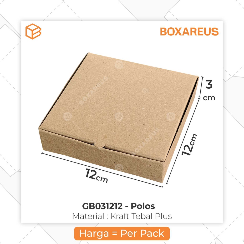 Box Dus Kotak Kemasan, Packaging Masker, Gift Souvenir Hampers Cookies Kue | GB031212