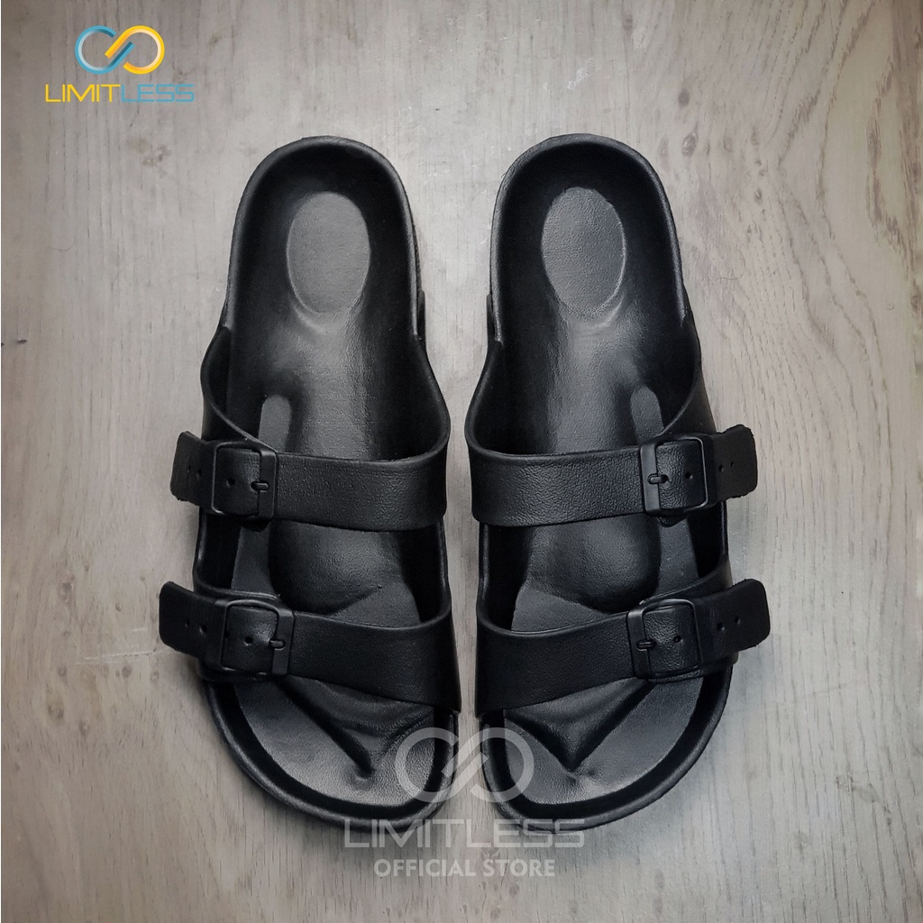 Sandal Pria Tali Strap 2 Slide Sendal Laki Laki Gunung Karet Casual Sandal Pria Distro Kekinian