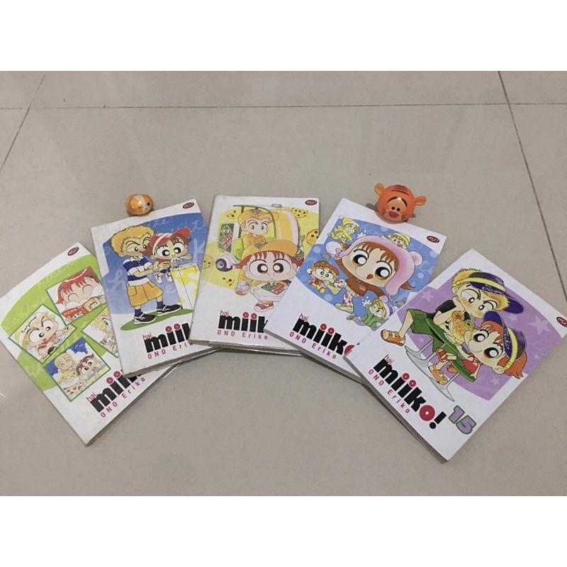 [FREE GIFT] Vol. 11-15 Obral Komik Jepang (Manga) “Hai, miiko” Bahasa Indonesia (Bekas)