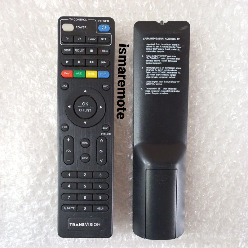 REMOT REMOTE STB TRANSVISION ORIGINAL