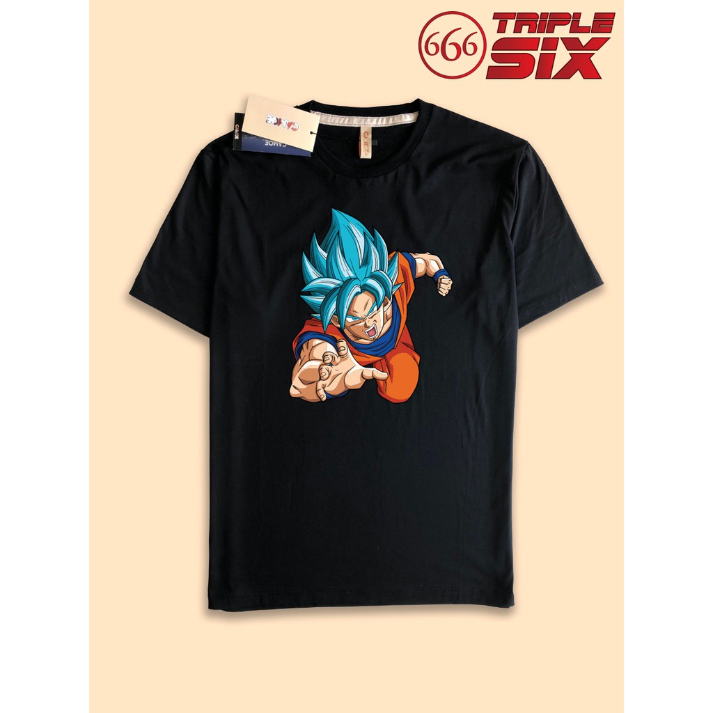 Kaos Tshirt Anime Super Saiyan Blue Goku Dragon Ball