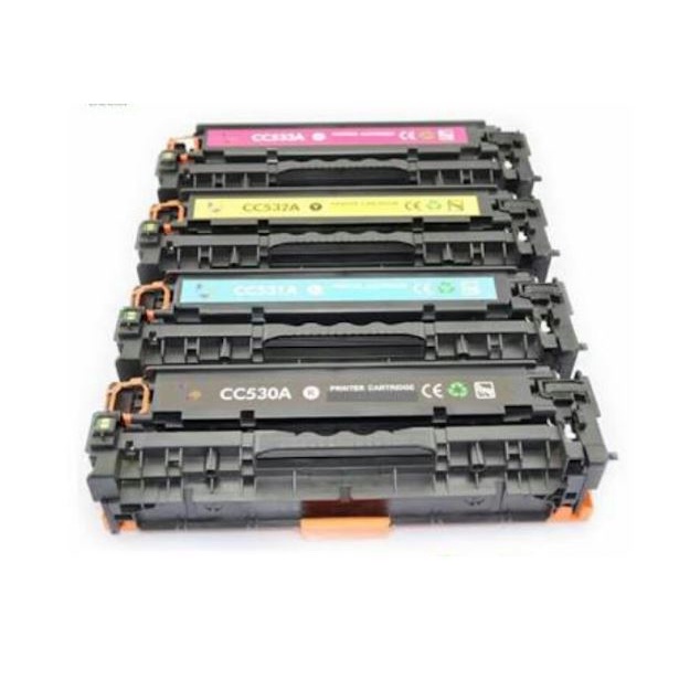 Toner Catridge HP CP2025 HP CC530 CC5531 CC532 CC533 Compatible