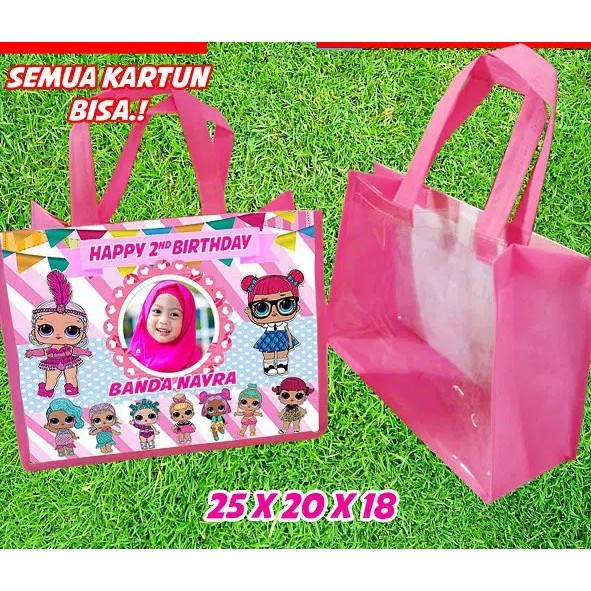 

Tas Souvenir Ulang Tahun Custom / Tas Ulang Tahun Mika Custom