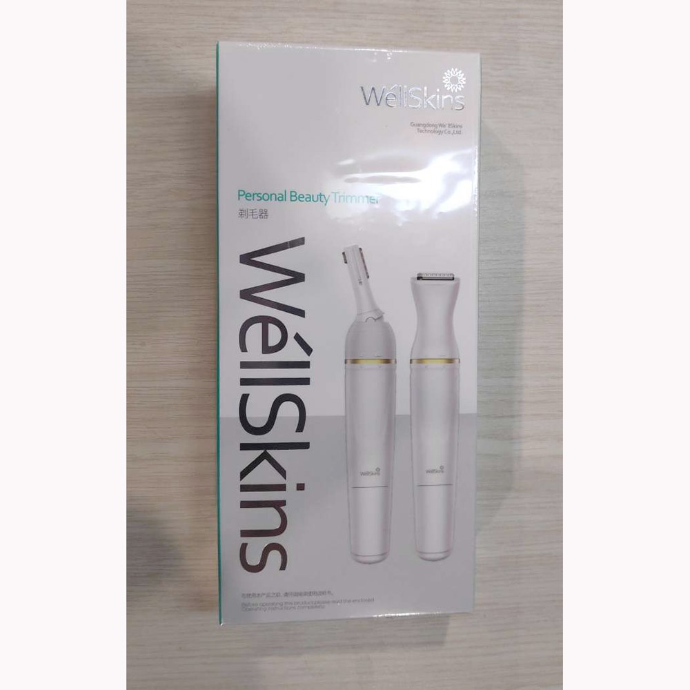 WellSkins Electric Shaver Trimmer Pencukur Bulu Tubuh - WX-TM01 - White