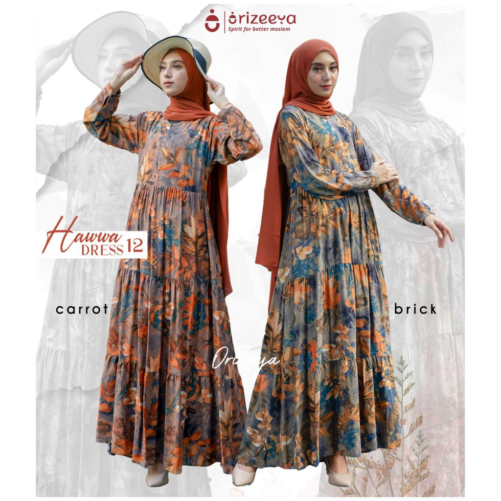 gamis murah kekinian 2020 terbaru orizeeya hawwa dress 12