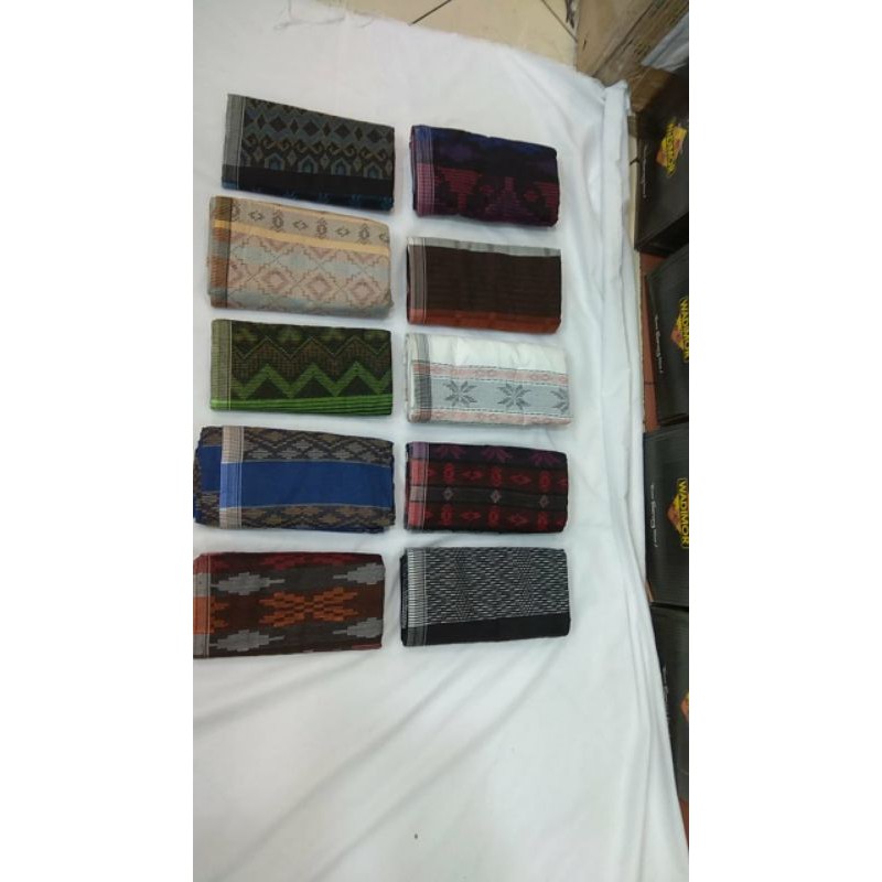 SARUNG TENUN DEWASA KATUN MOTIF SONGKET DOBY SABUK