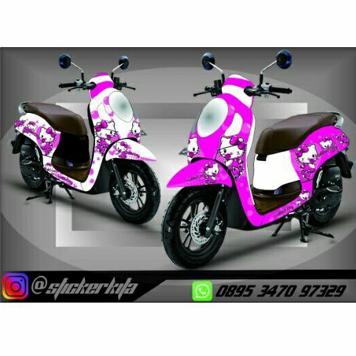DECAL HONDA SCOOPY 2021 DECAL HONDA SCOOPY