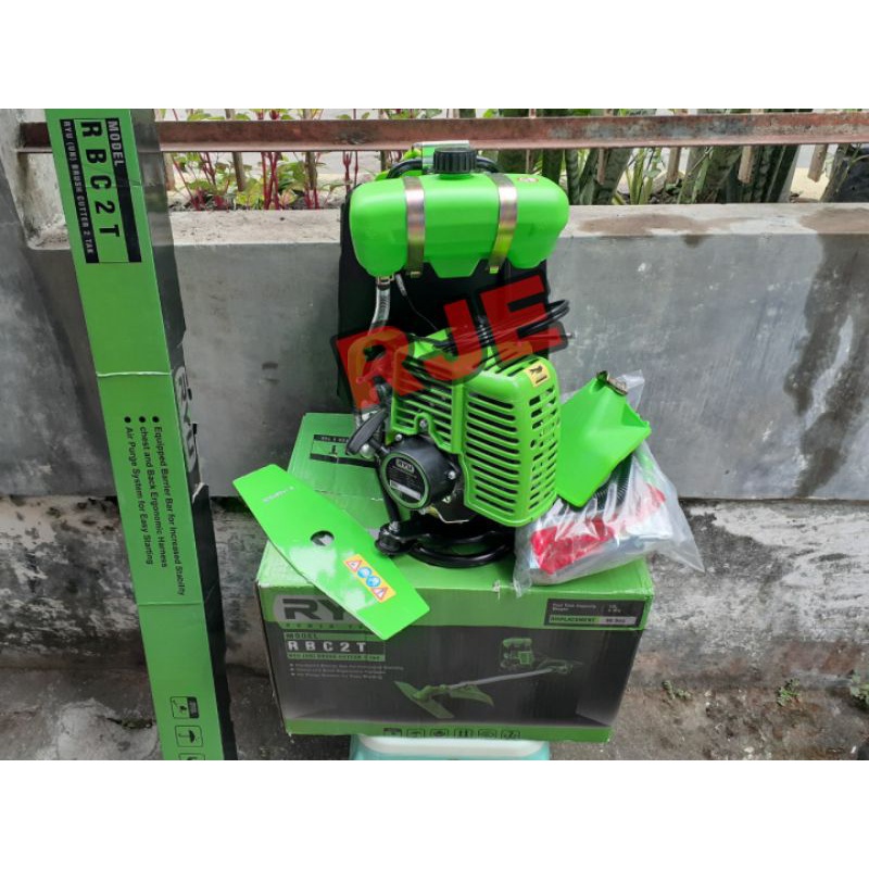 Potong rumput ryu 2 tak - potong rumput gendong - potong rumput bensin
