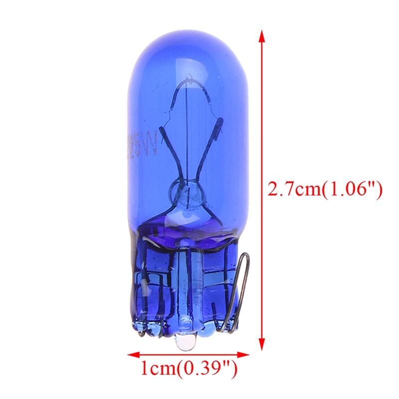 10pcs Lampu Depan xenon halogen T10 168 W5W 5W 12V