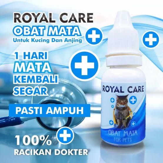 ROYAL CARE OBAT TETES sakit MATA belekan merah kucing anjing kelinci