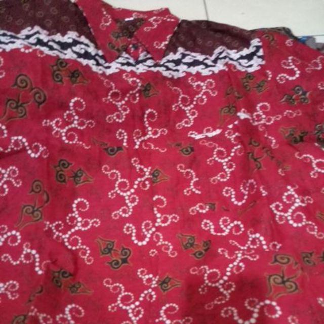 Bisa Cod ( Bayar Ditempat ) Berbagai Motif Batik Katun Kemeja Batik Pria Lengan Pendek Terviral