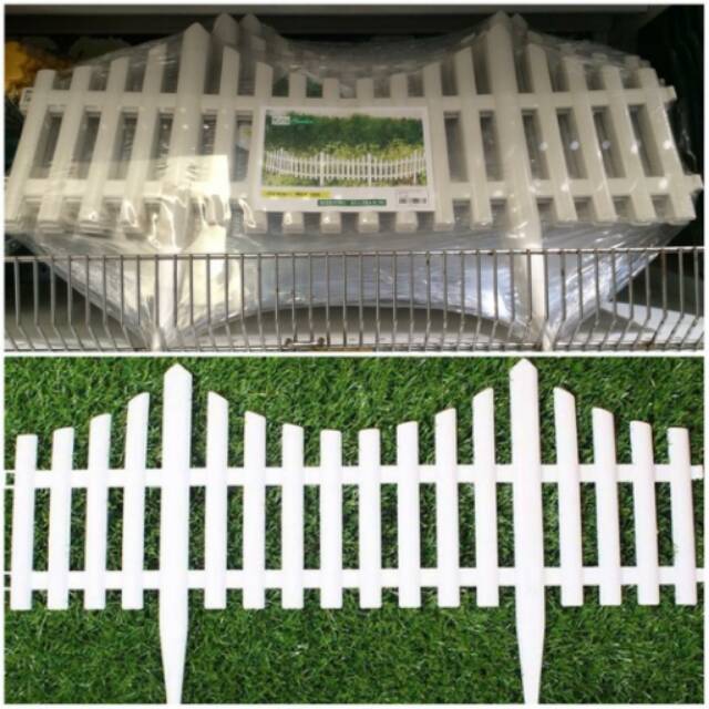 Tanaman Pagar Plastik Putih Pagar Taman Isi 5 Tipe Runcing Tanaman Pagar Plastik Putih Pagar Taman Isi 5 Tipe Runcing