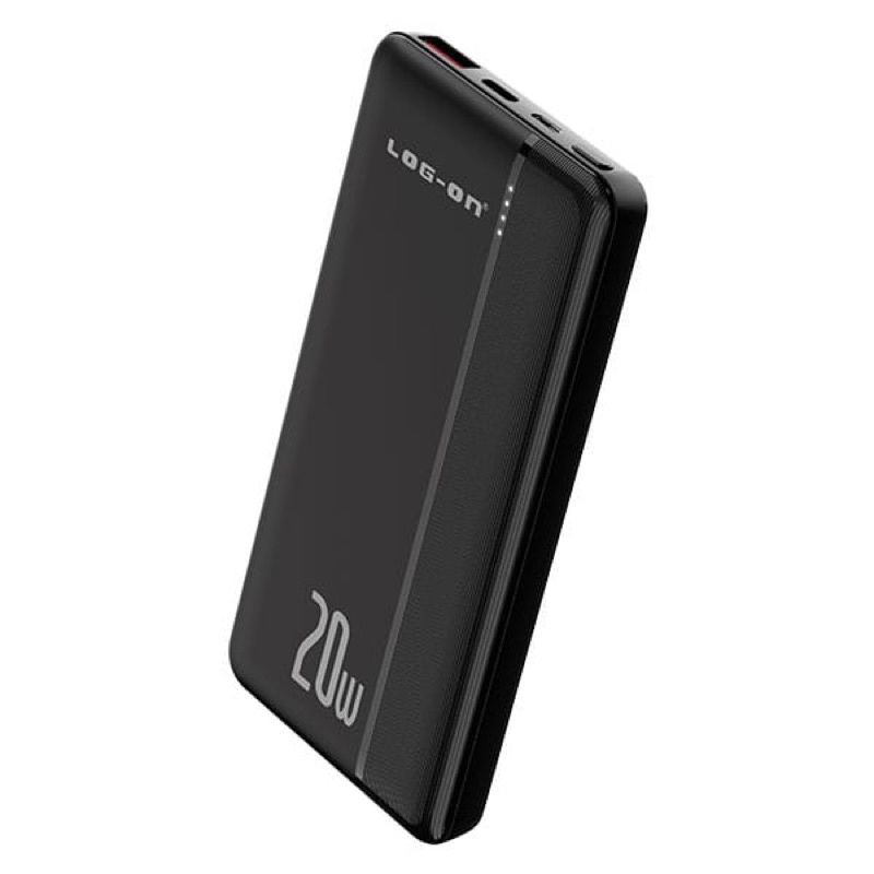 POWERBANK LOG ON 10.000mah PD20W+QC3.0 JGO-110H FASTLANE FAST CHARGING