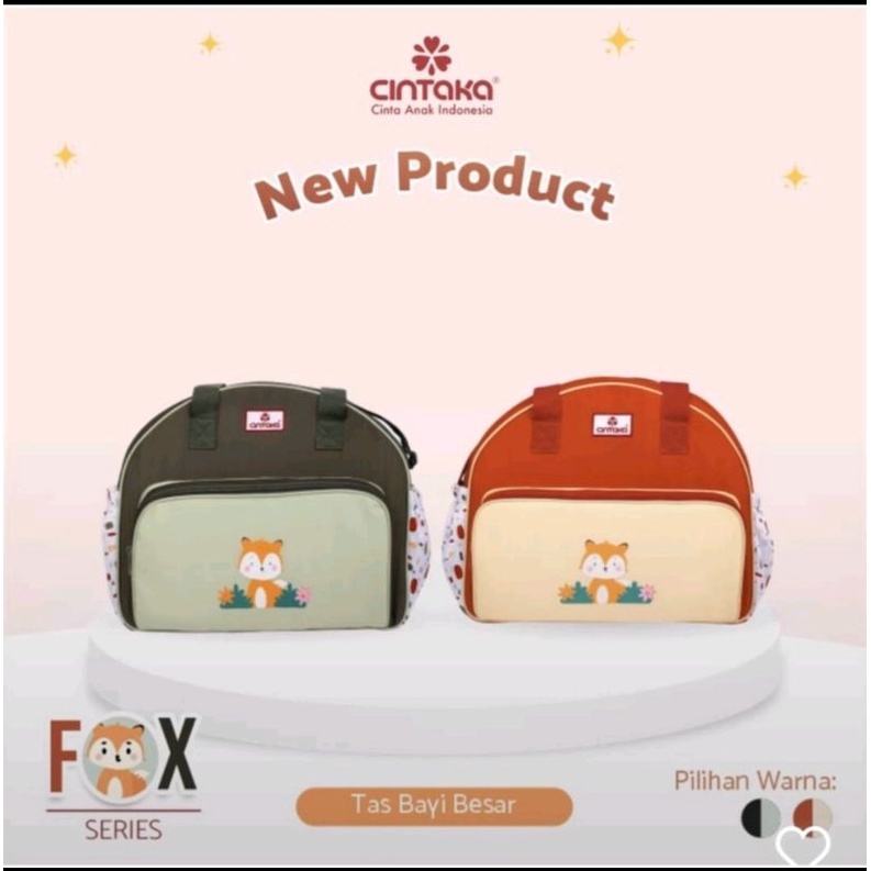 Chintaka CBT2851 Tas bayi besar saku print seri fox