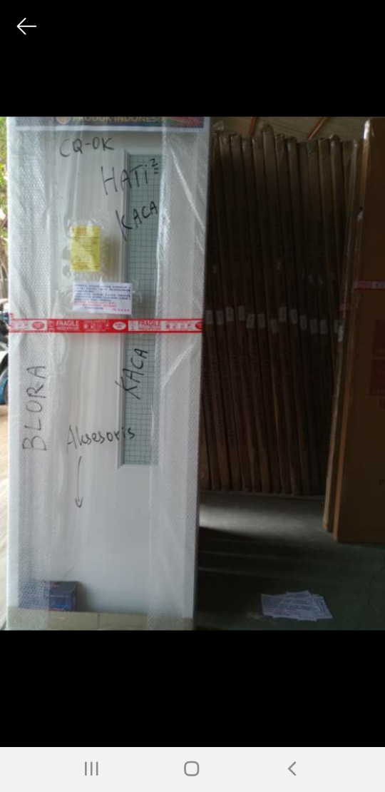 Pintu Kamar Mandi Pvc Kaca Es Handle Kunci Stainless Gagang Engkol Lever