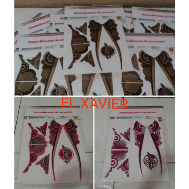 Sticker Honda Beat Original Honda Pop Stiker Beat Pop Striping Honda Beat pop Original Honda