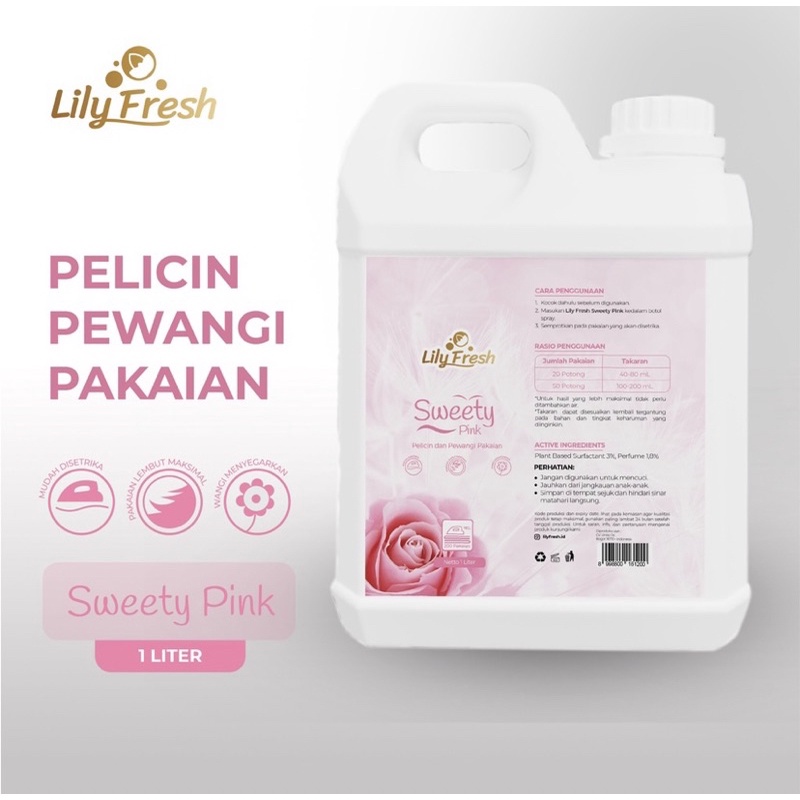 LILY FRESH Pewangi Setrika dan Pelicin Setrika Pakaian Laundry