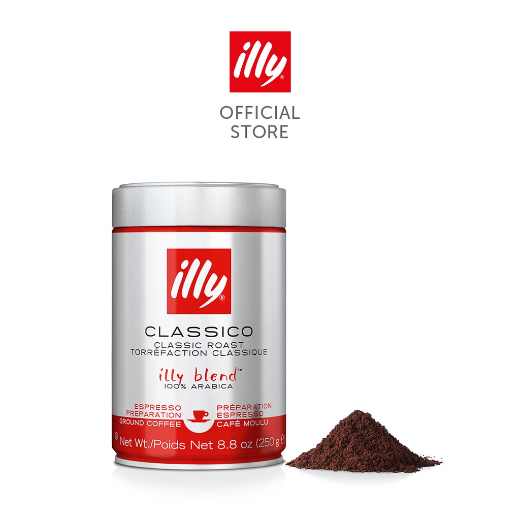 

illy Coffee - Classico - Kopi Bubuk 250 gr