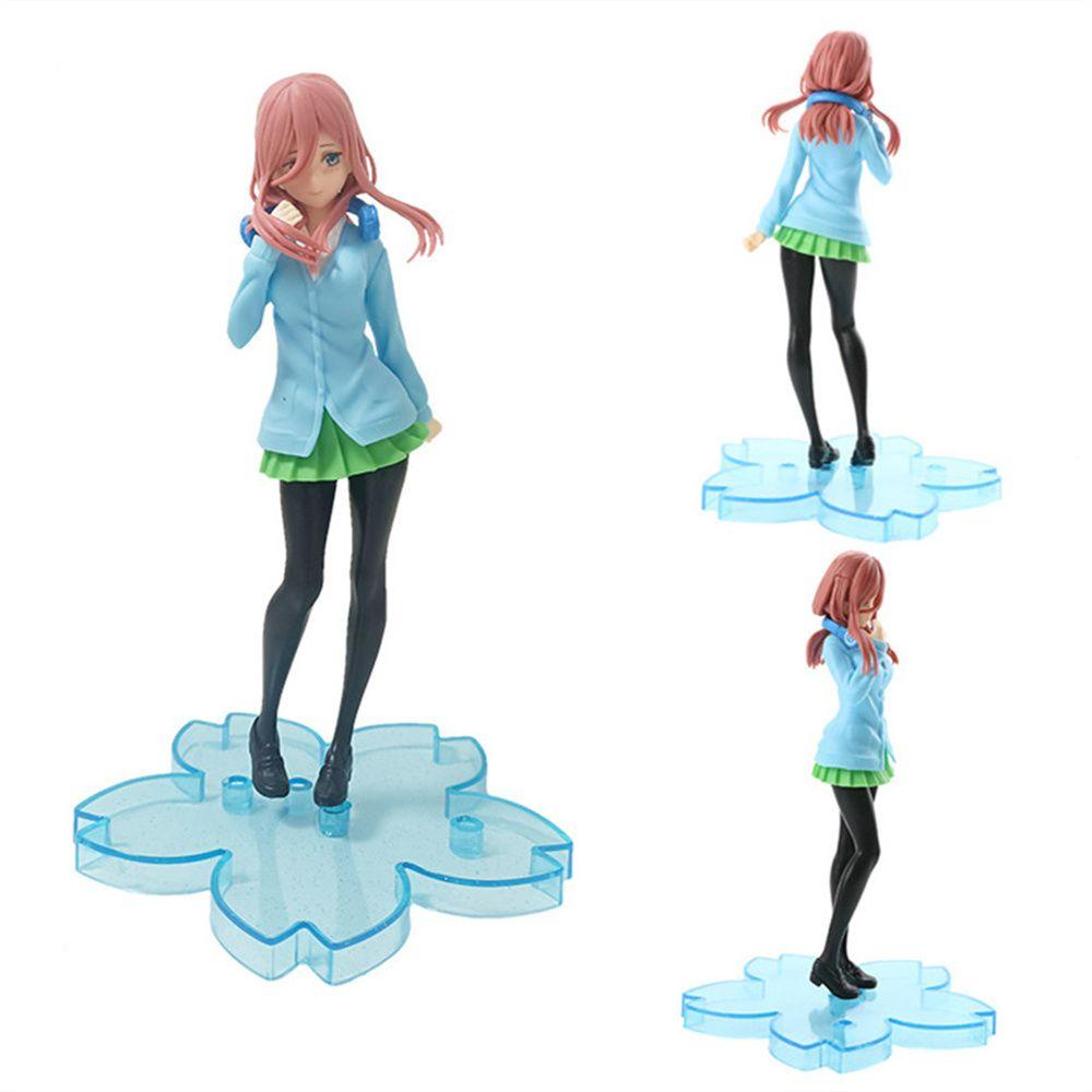 Lanfy Action Figure Anime Nakano Miku Yotsuba Bahan PVC