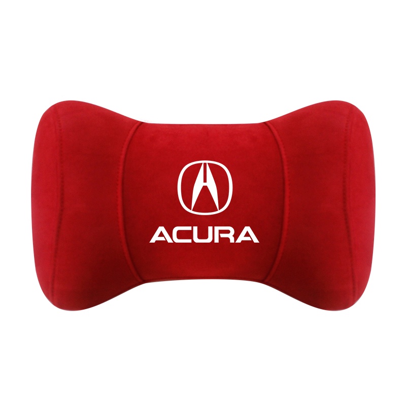 G-club Bantal Leher Bahan Kulit Rusa Memory Foam Untuk Headrest Mobil Acura