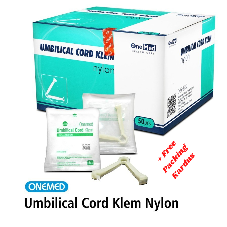 Umbilical Cord Klem Nylon Onemed Klem Penjepit Tali Pusar OneMed Penjepit Tali Pusar Bayi One Med
