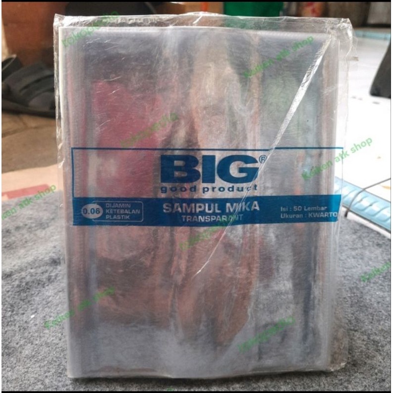 

Sampul Buku Tulis 38 / 58 / 78 Kwarto Plastik Tebal BIG