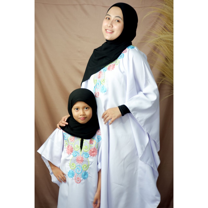 Kaftan Couple Ibu & Anak/Kaftan Mom & Kid - Pink Rafa.