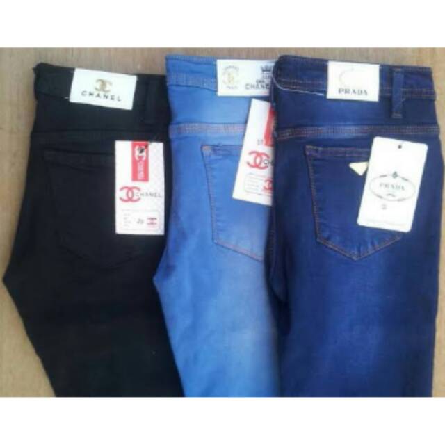  CELANA  JEANS  WANITA  MURAH GROSIR ECERAN CHANNEL PRADA  STOK 