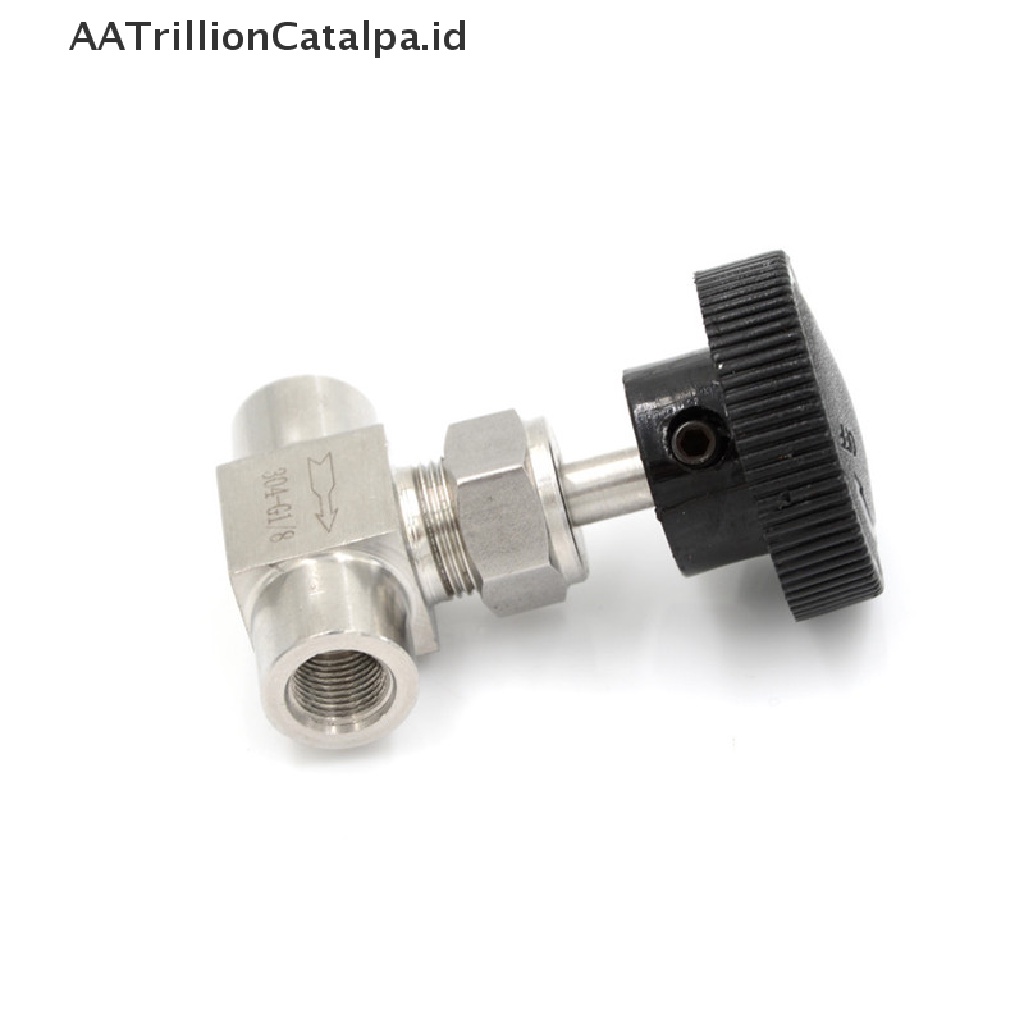 (AATrillionCatalpa) Katup Kontrol Aliran Air / Gas / Minyak 3 / 8 &quot;BSP Female Bahan Stainless Steel