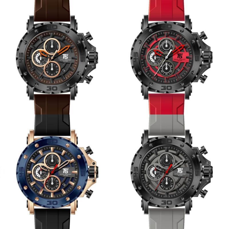 Jam Tangan Pria T5 H3865G Original